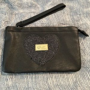 New Betsey Johnson wristlet with heart